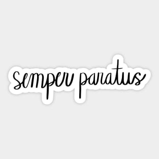 Semper paratus Coast Guard Sticker